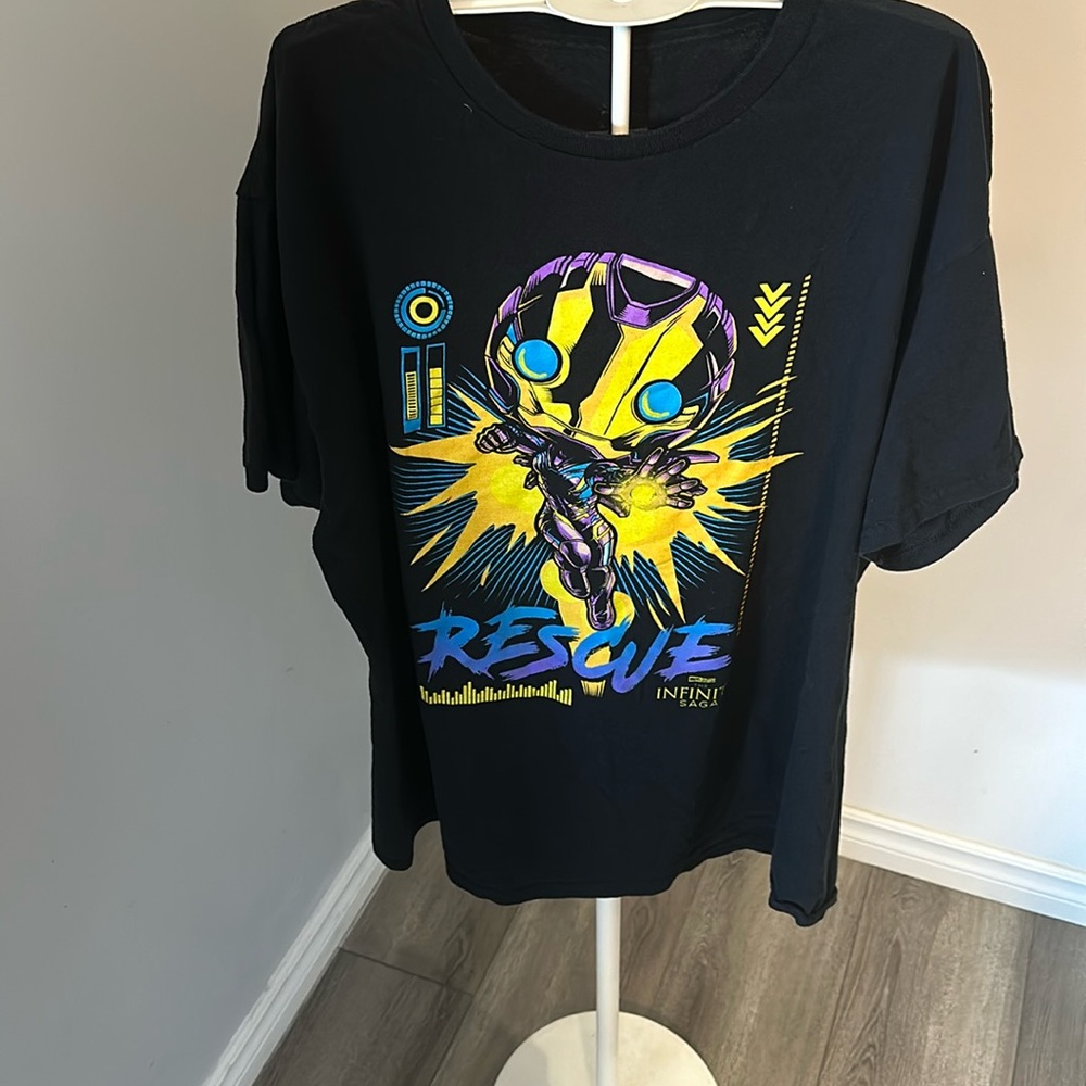 Funko Pop! Iron Man Rescue Tee XL - Exclusive T-Shirt Armor Marvel Infinity Saga